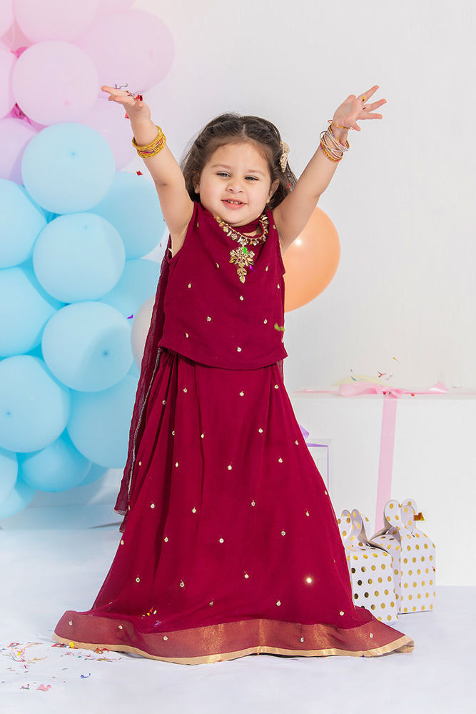 Picture of Mulberry Lehnga Choli